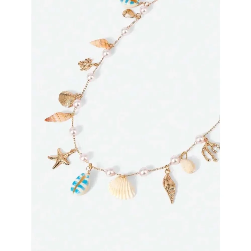 Seashell Charm belly Chain N2047